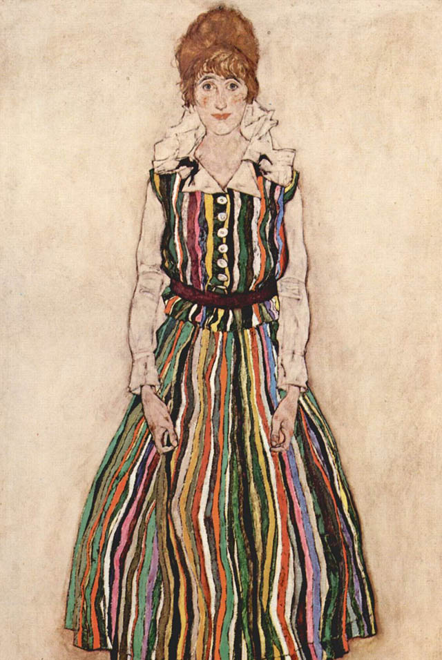 Портрет жены художника. Эгон Шиле. 1915